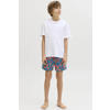 JACK & JONES JUNIOR zwemshort blauw/rood