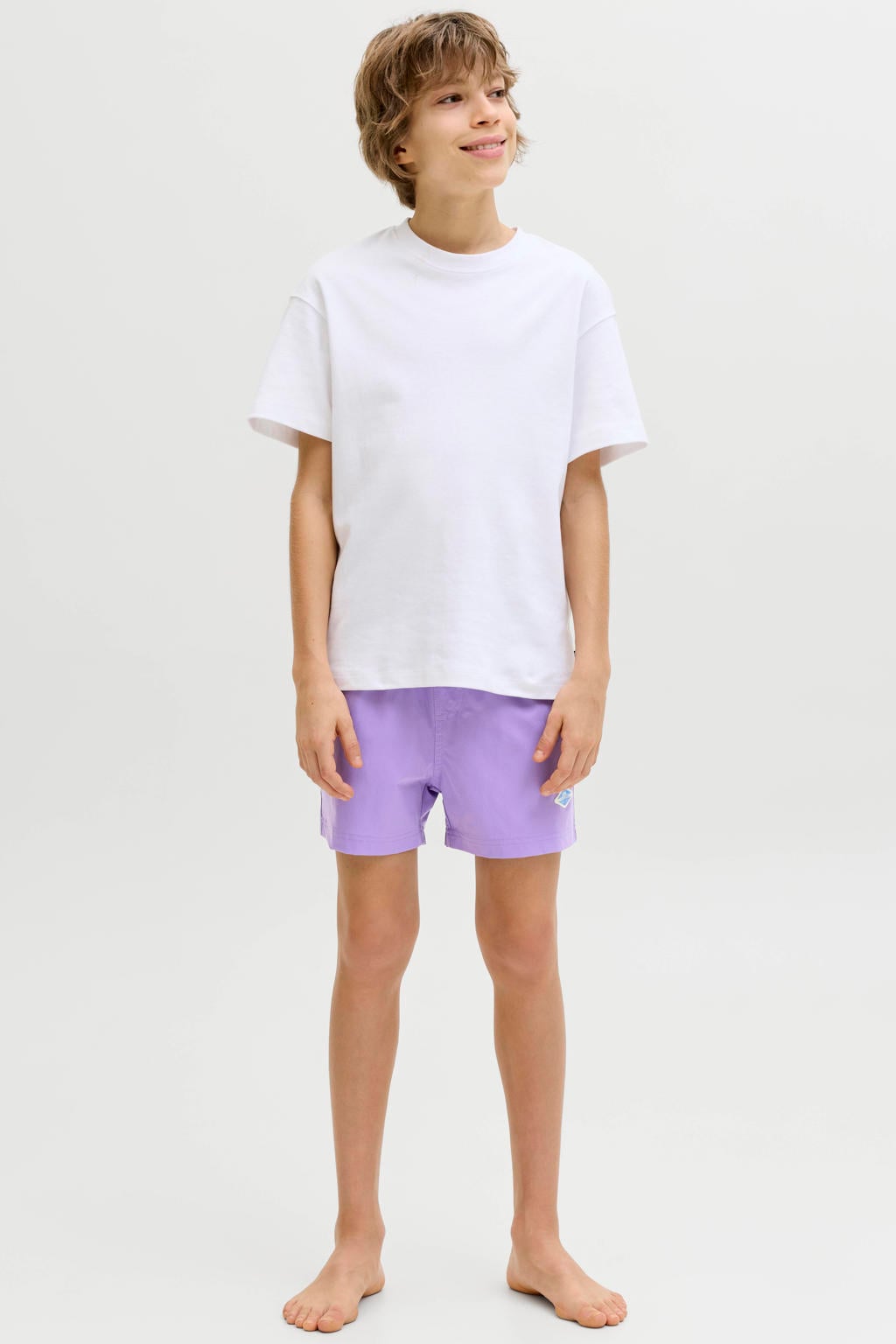 JACK & JONES JUNIOR zwemshort paars