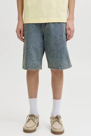 baggy denim short medium blue denim