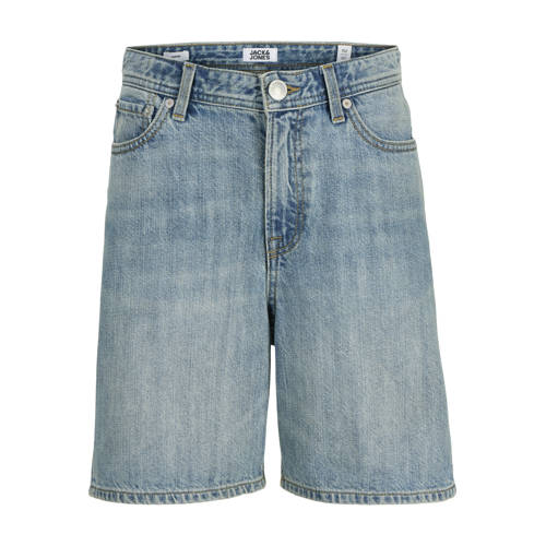 JACK & JONES JUNIOR denim short medium blue denim Korte broek Blauw Effen - maat 170 afbeelding