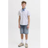 JACK & JONES JUNIOR denim short medium blue denim