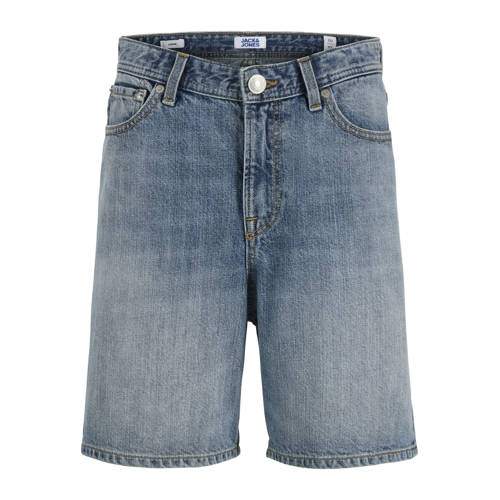 JACK & JONES JUNIOR denim short medium blue denim Korte broek Blauw Effen - maat 170 afbeelding