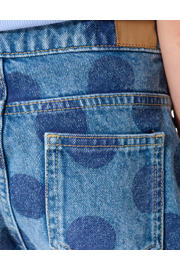 thumbnail: Shoeby denim spijkerrok met stippen blauw