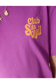 thumbnail: Shoeby T-shirt met backprint paars