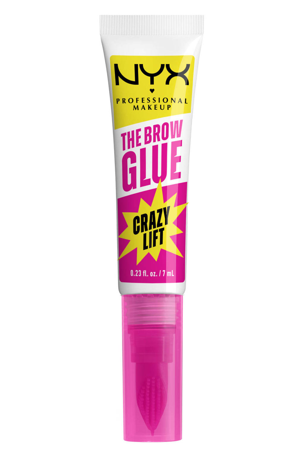 NYX Professional Makeup The Brow Glue Crazy Lift wenkbrauwgel - transparant - 7 ml