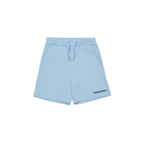Dsquared2 sweatshort lichtblauw Korte broek Effen - maat 140 afbeelding