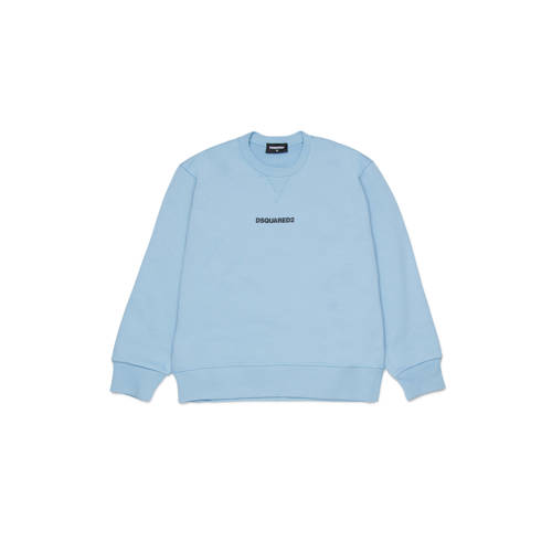 Dsquared2 sweater lichtblauw Logo - maat 140 | Sweater van Dsquared2 afbeelding
