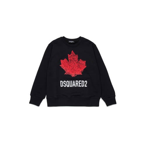 Dsquared2 sweater zwart Logo - maat 176 | Sweater van Dsquared2 afbeelding