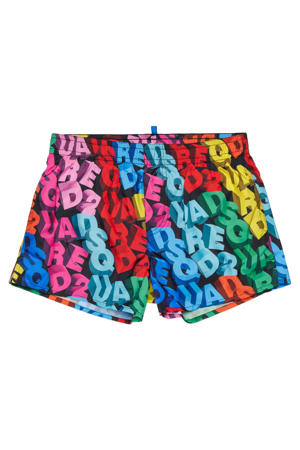zwemshort met all over print