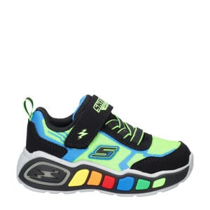 Play Scene sneakers met lichtjes zwart/groen
