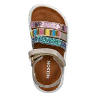 thumbnail: Nelson Kids sandalen goud/blauw/roze