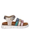 Nelson Kids sandalen goud/blauw/roze