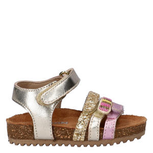 sandalen goud/roze