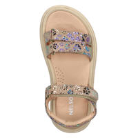 thumbnail: Nelson Kids suède sandalen beige/multi