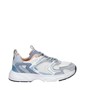 sneakers wit/blauw