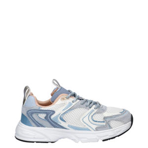 sneakers wit/blauw
