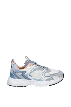 sneakers wit/blauw