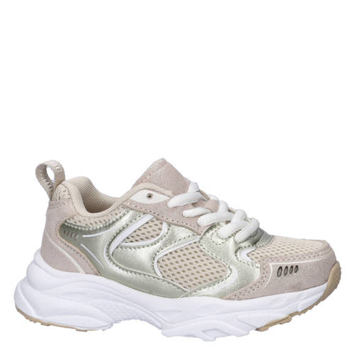 Nelson Kids chunky sneakers beige/goud Meisjes Imitatieleer - maat 31 afbeelding