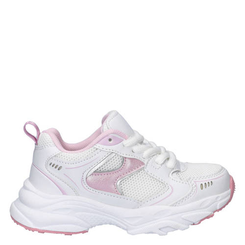 Nelson Kids chunky sneakers wit/roze Meisjes Imitatieleer - maat 31 afbeelding