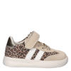 Nelson Kids suede sneakers beige panterprint