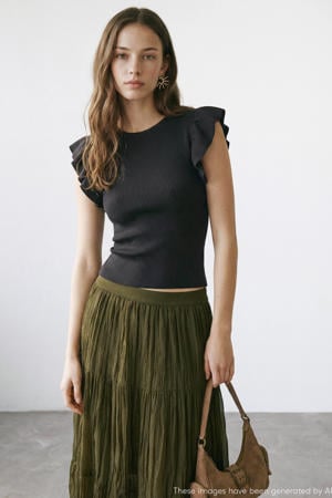 T-shirt antraciet