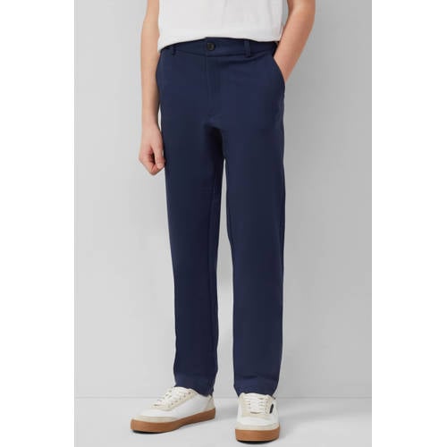 s.Oliver pantalon donkerblauw Broek Jongens Viscose Effen