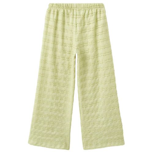 Mango Kids casual broek lichtgroen Meisjes Effen - maat 164 afbeelding