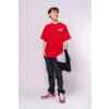 No Way Monday X Job Dutchtuber T-shirt met backprint rood