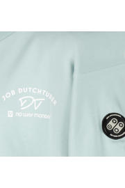 thumbnail: No Way Monday X Job Dutchtuber T-shirt + korte broek met backprint lichtblauw