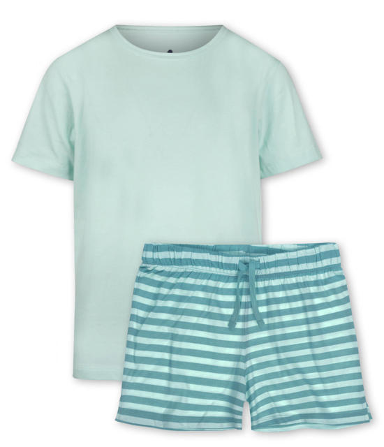 blauwe shortama's jongens