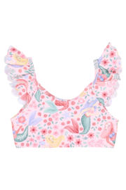 thumbnail: Little Dutch crop bikini all over print roze