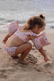 thumbnail: Little Dutch crop bikini all over print roze
