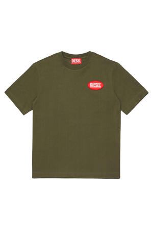 T-shirt olijfgroen