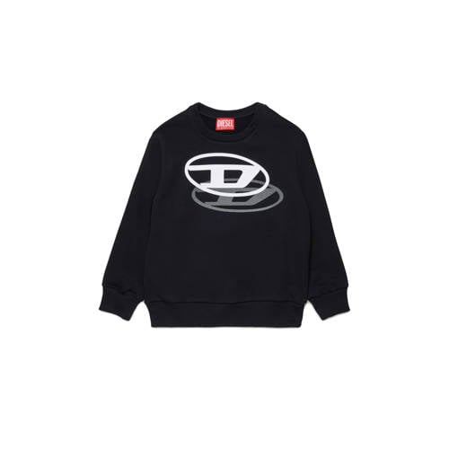 Diesel sweater zwart Printopdruk - maat 152 | Sweater van Diesel afbeelding