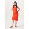 Noppies maternity zwangerschaps- en voedings zomerjurk koraalrood