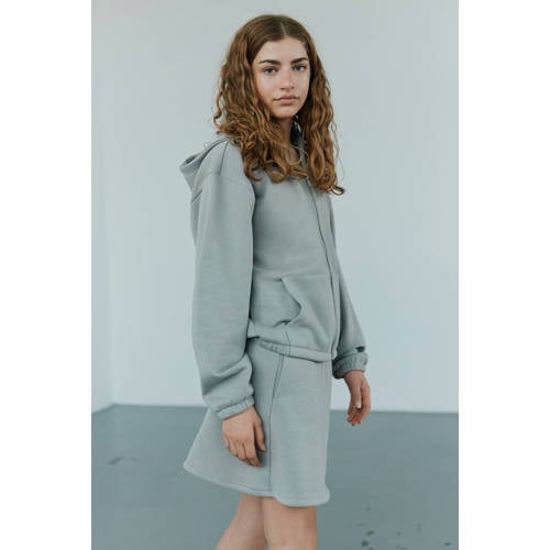 Sofie Schnoor girls sweatvest grijs Effen - maat 176 afbeelding
