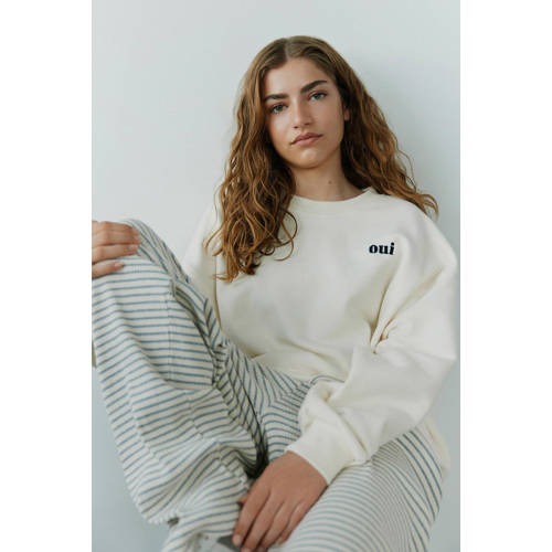 Sofie Schnoor girls sweater ecru Effen - maat 128 | Sweater van Sofie Schnoor afbeelding