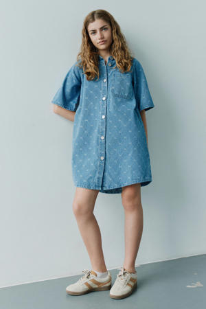 denim spijkerjurk medium blue denim