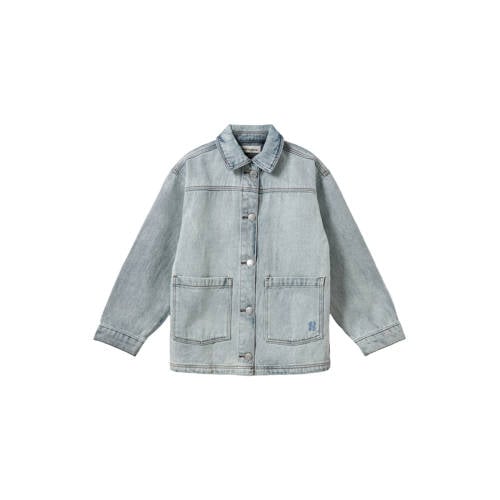 Sofie Schnoor girls denim spijkerjas lente zomer medium blue denim Blauw - maat 152 afbeelding