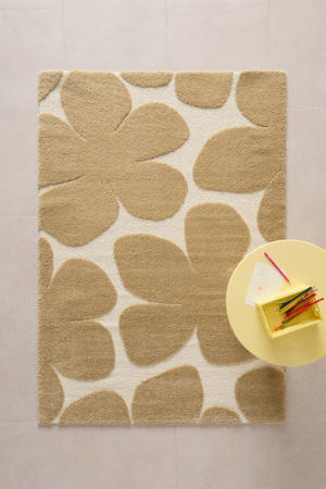 kindervloerkleed beige/off white (170x120cm)
