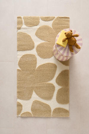 kindervloerkleed beige/off white (150x80cm)