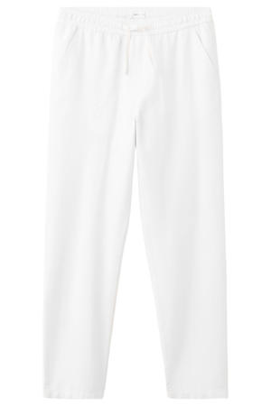 linnen pantalon wit