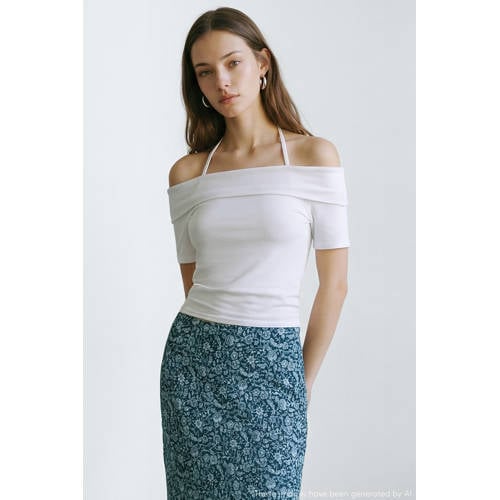 MANGO TEEN gebloemde maxi rok blauw Meisjes Viscose Bloemen - maat 168(M) afbeelding