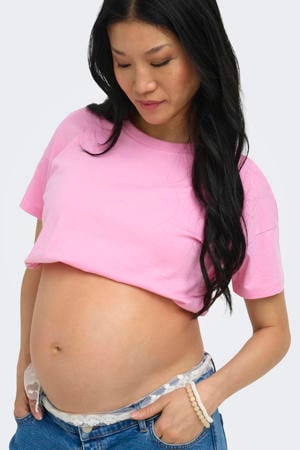 zwangerschaps T-shirt roze