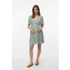 VERO MODA MATERNITY zwangerschaps korte jurk grijsgroen