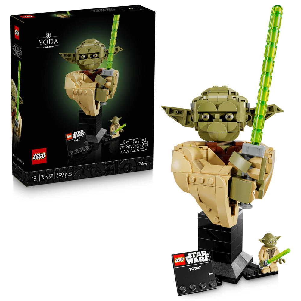 LEGO Star Wars Yoda Buste Bouwpakket voor Volwassenen 75438