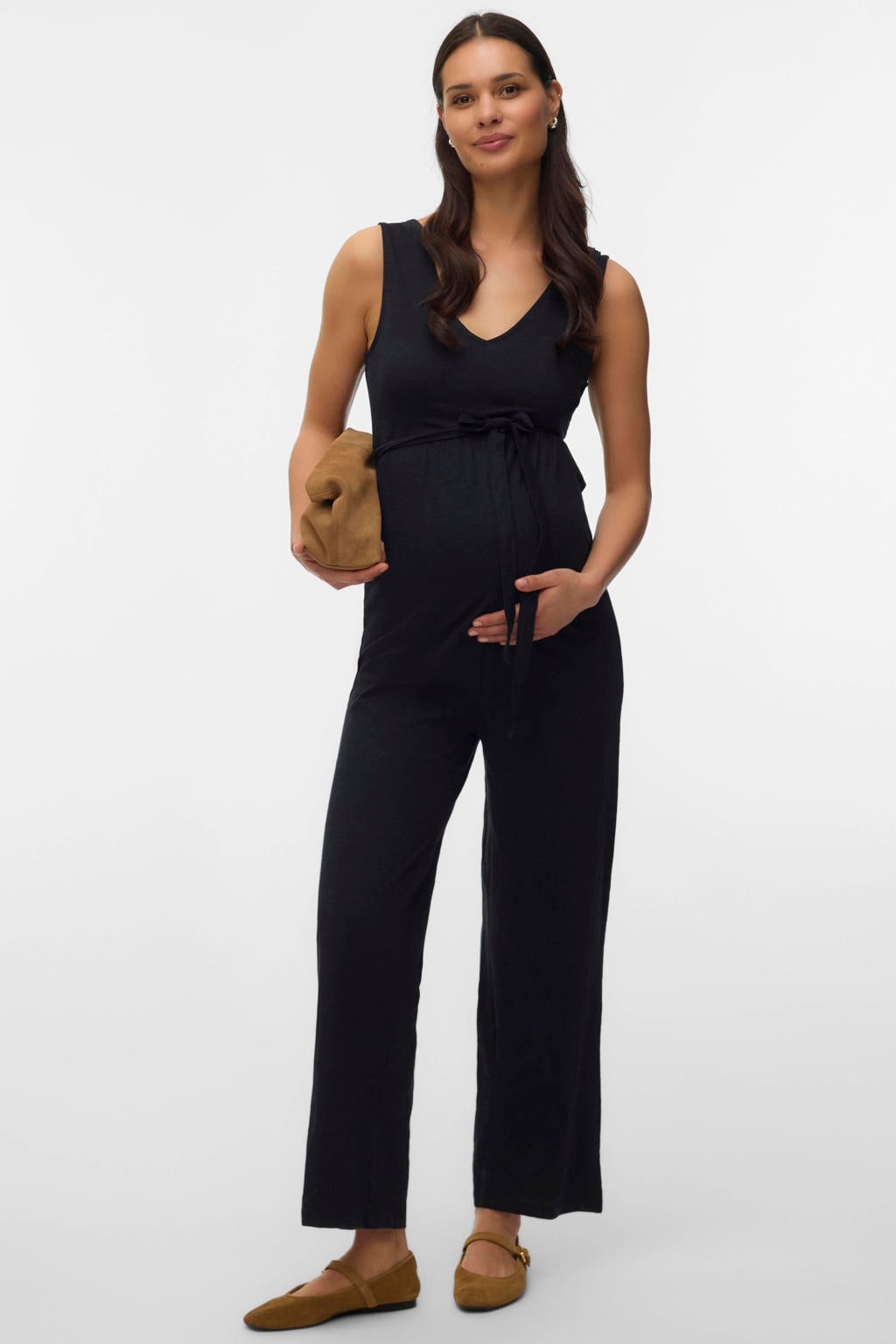 MAMALICIOUS zwangerschaps jumpsuit zwart
