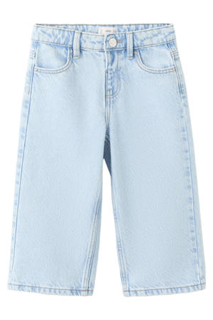 straight leg jeans light blue denim