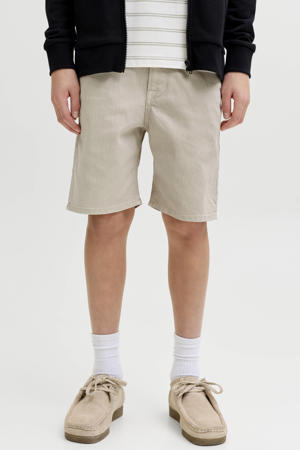 regular denim short beige