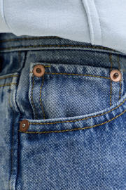 thumbnail: JACK & JONES JUNIOR relaxed short medium blue denim
